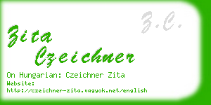 zita czeichner business card